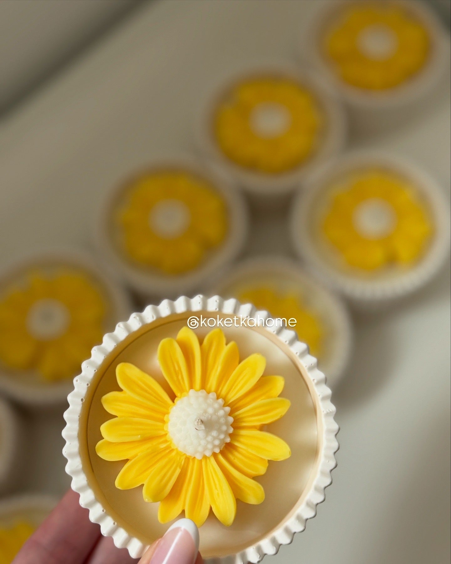 Vela Vaso Lucero Floral