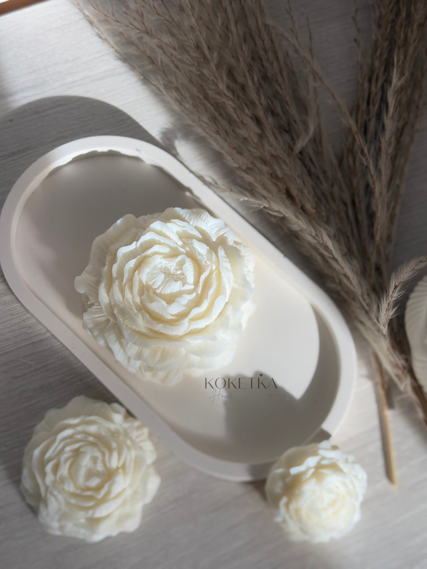 Vela Flor Peonía
