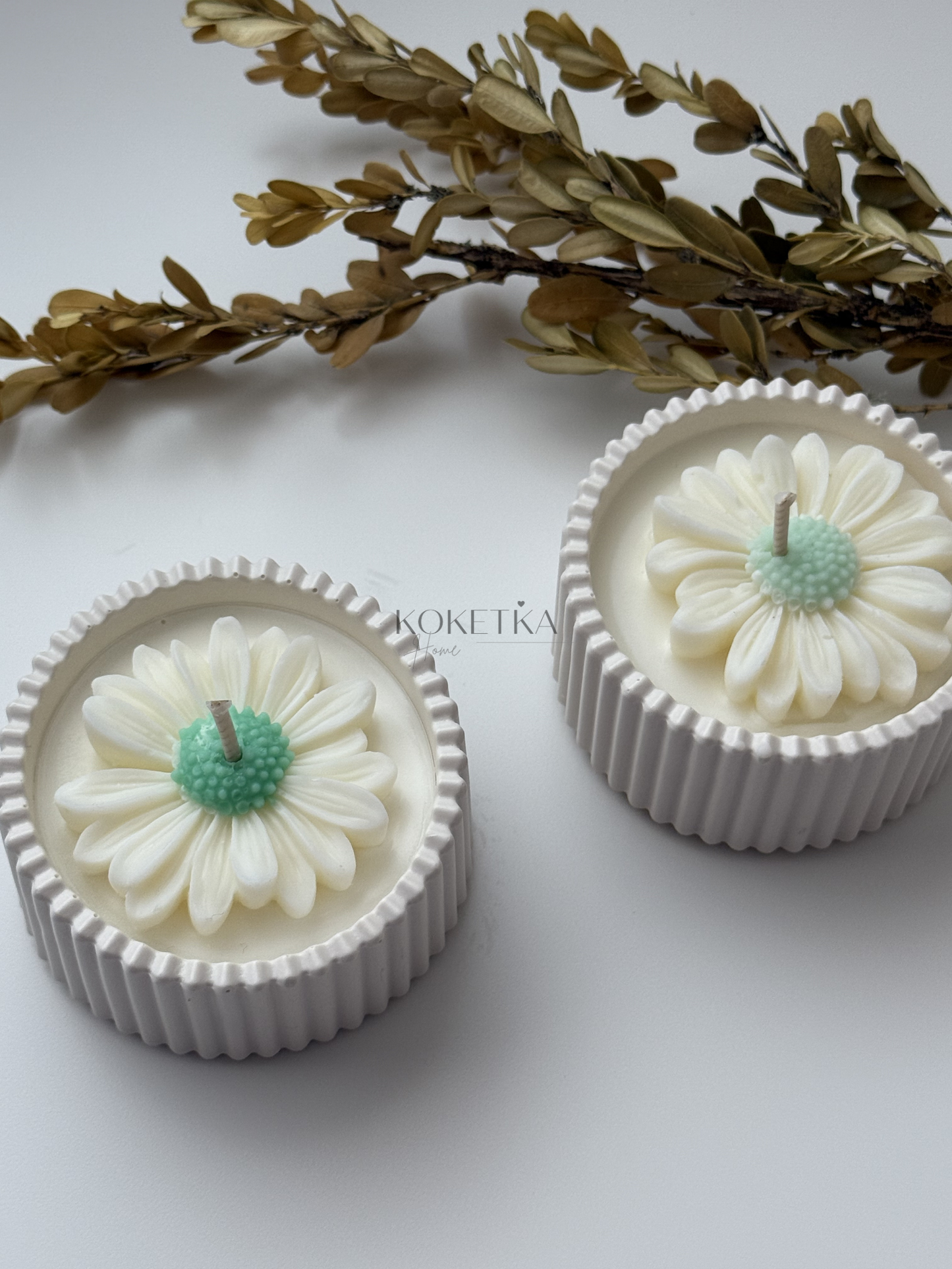 Vela Vaso Lucero Floral
