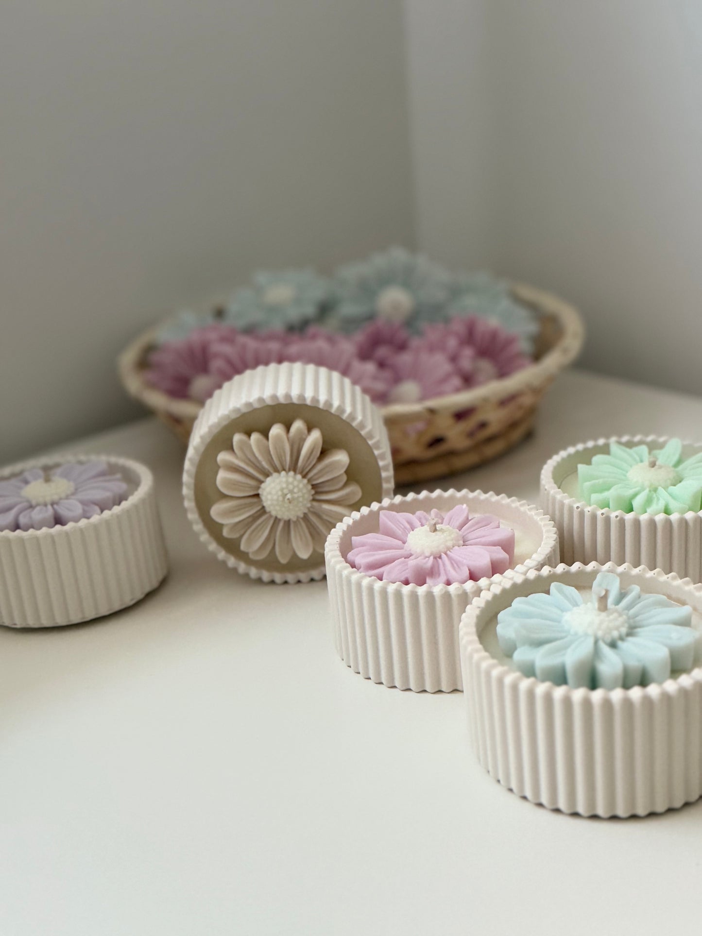 Vela Vaso Lucero Floral