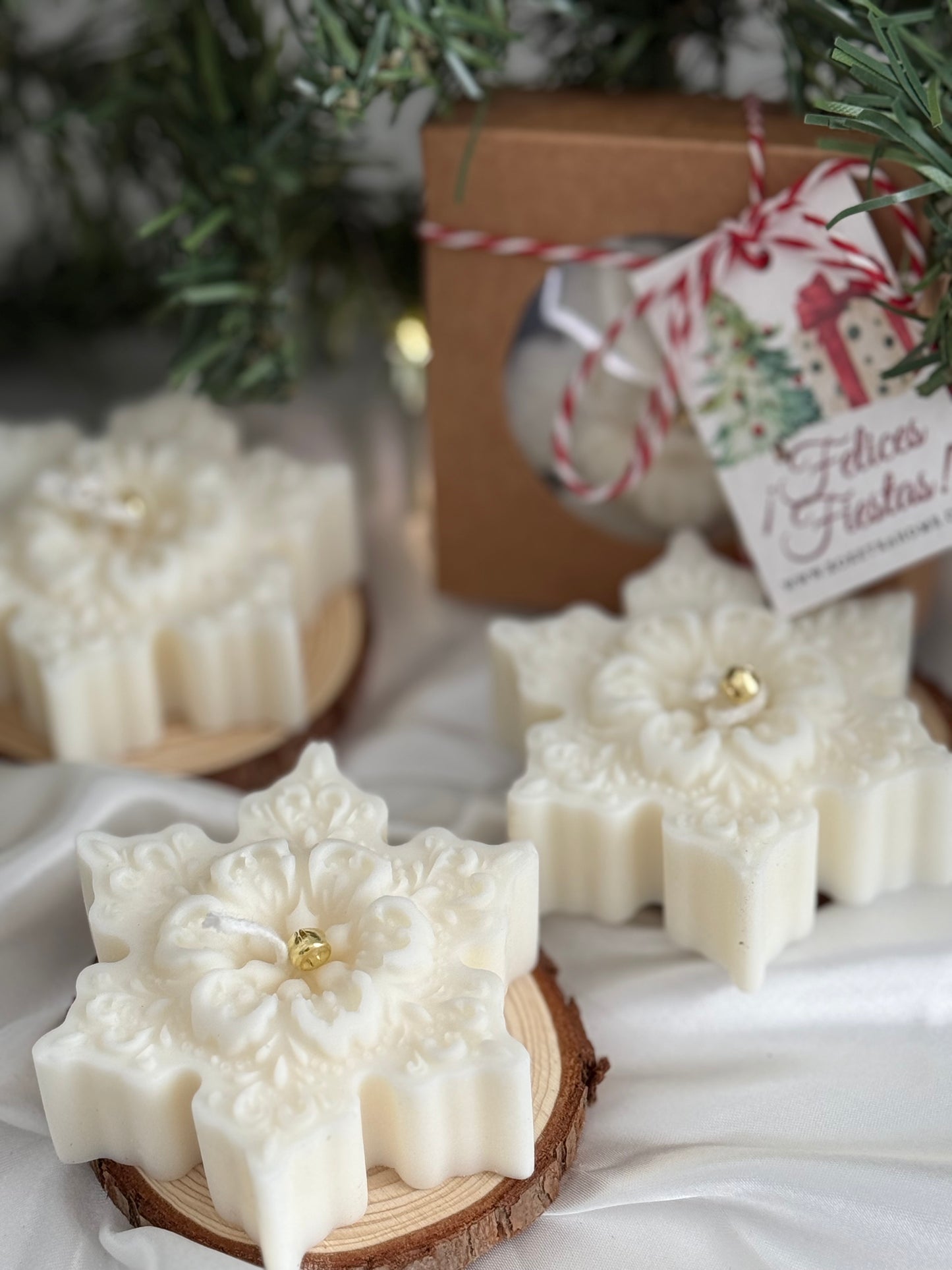 Vela Aromática Copo de Nieve