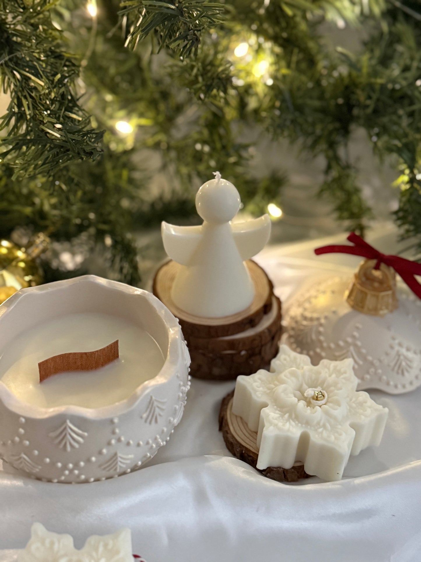 Vela Aromática Bola de Navidad