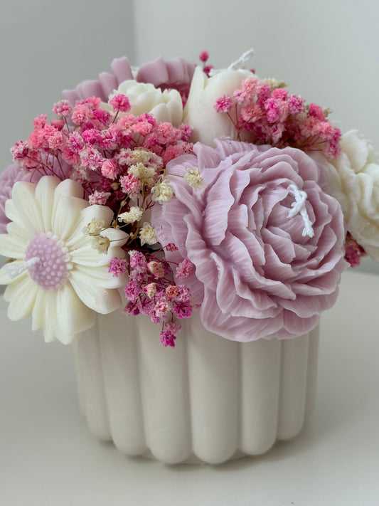 Arreglo floral de velas “Eterno”