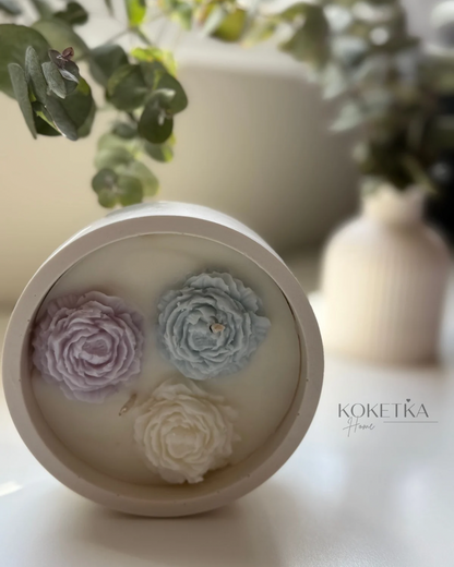 Vela Aromática "Jardín de Peonías"