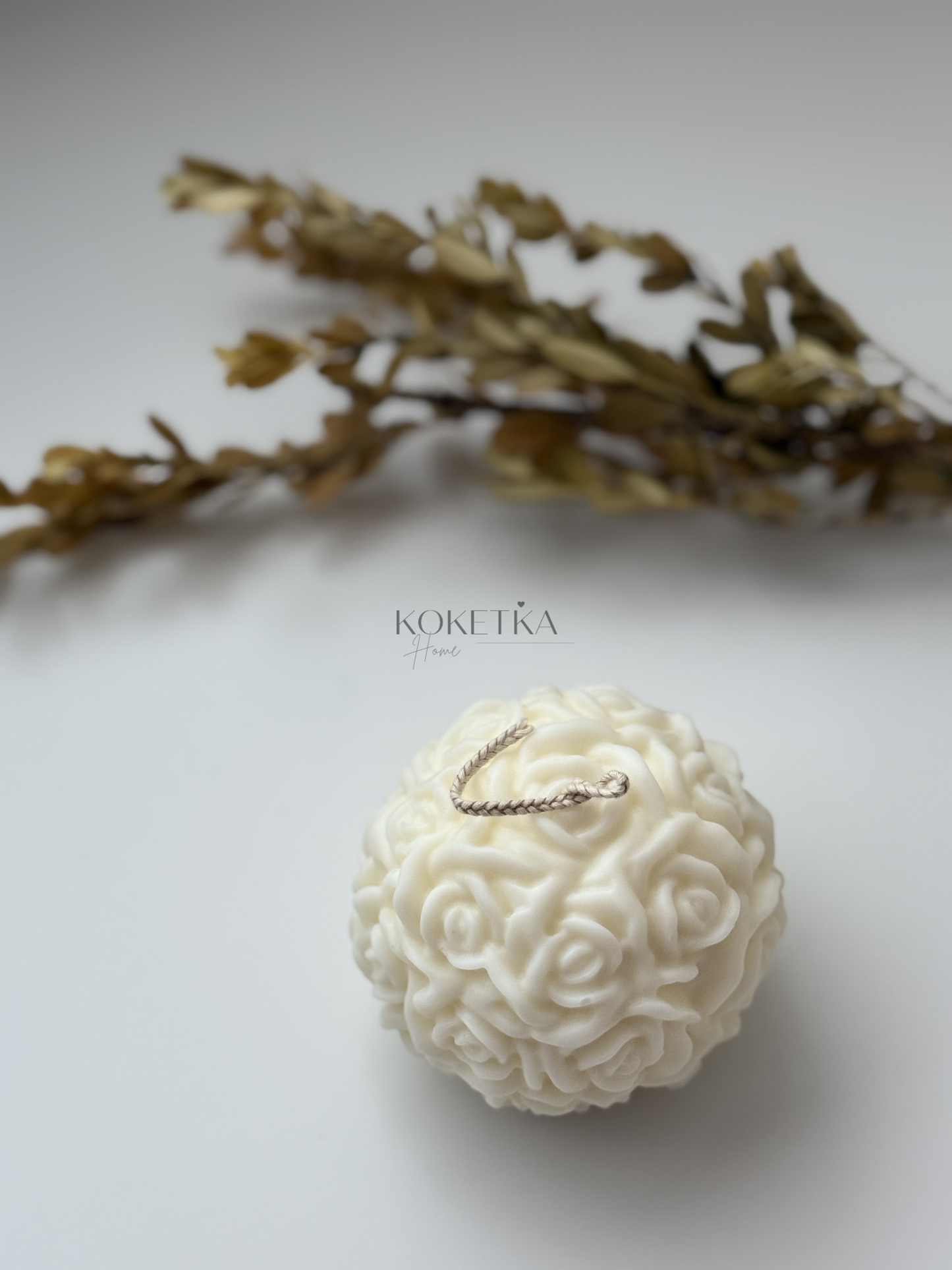 Vela Esfera de Rosas
