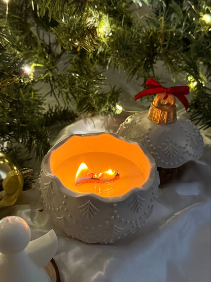 Vela Aromática Bola de Navidad